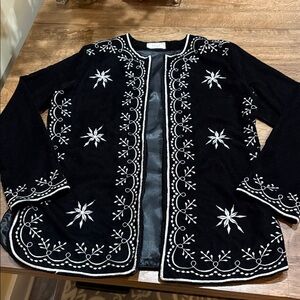 Sage the Label Zella Jacket. Medium. Black and white